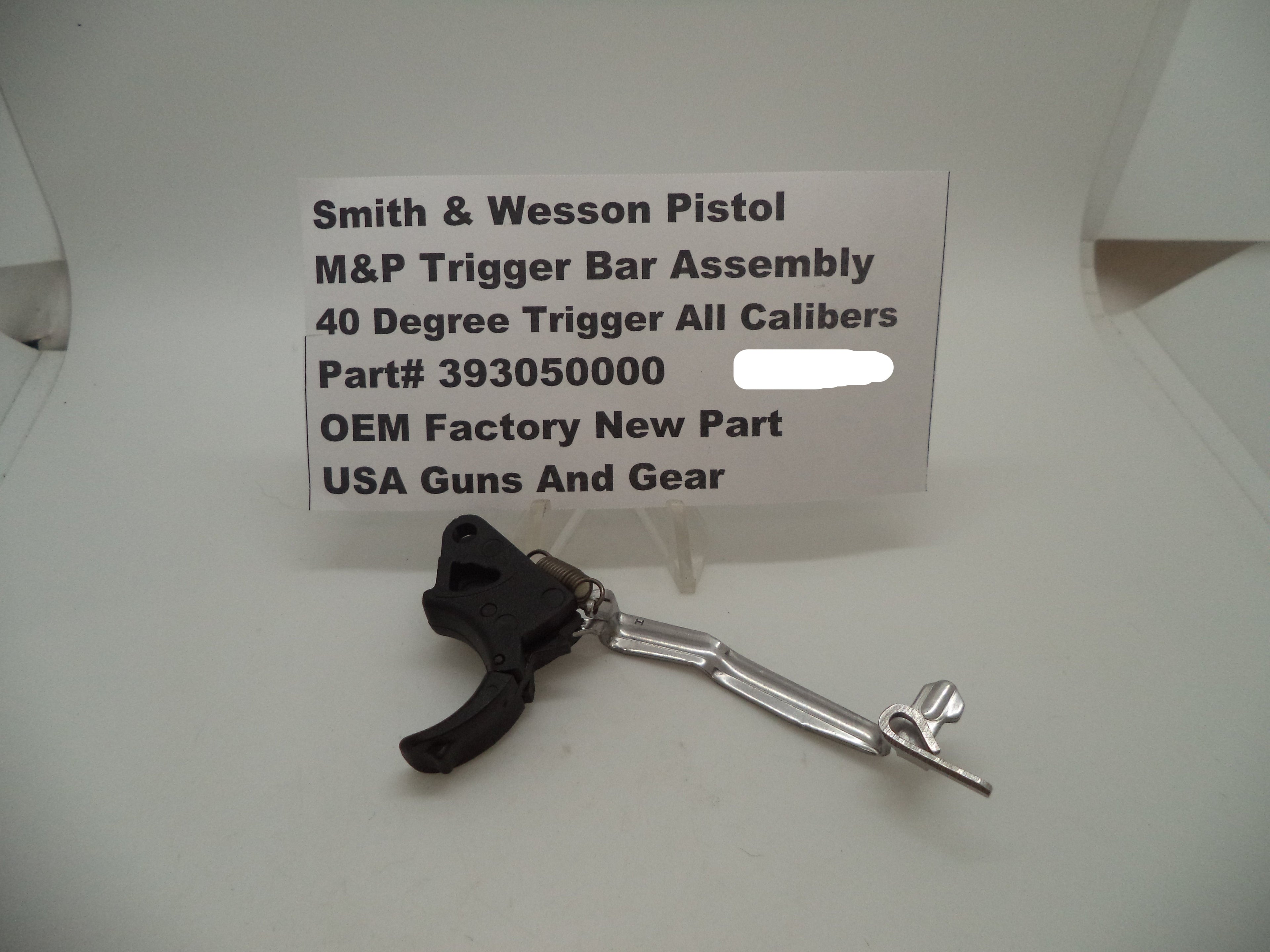Smith & Wesson M&P Trigger Bar Assembly 9mm/40 | OEM 393050000
