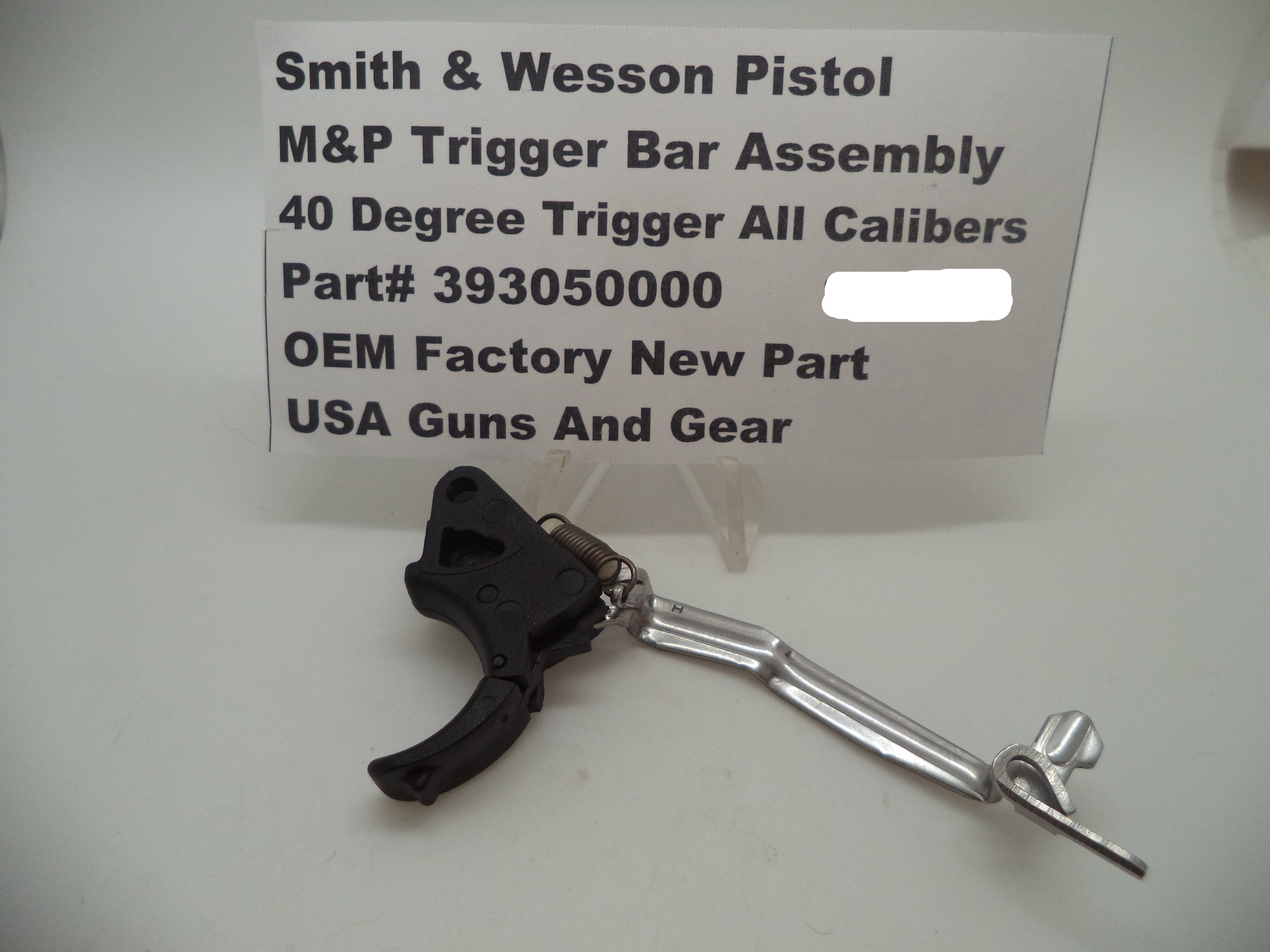 Smith & Wesson M&P Trigger Bar Assembly 9mm/40 | OEM 393050000