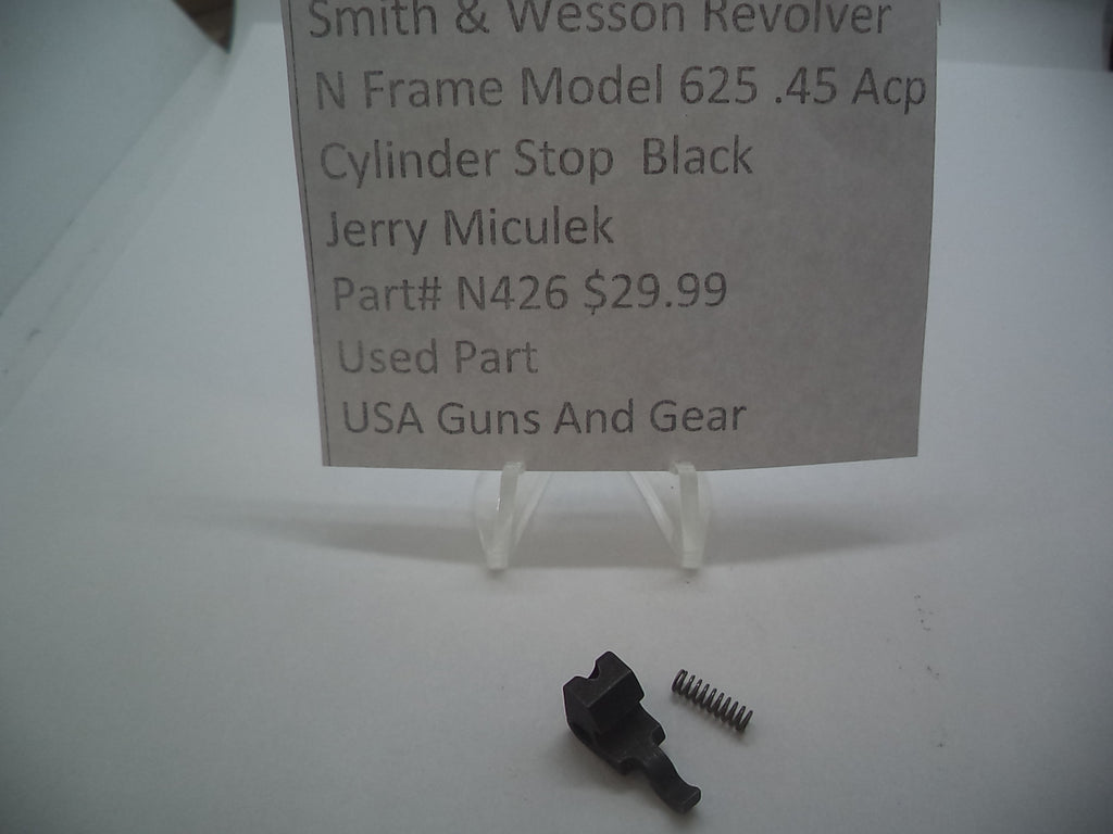N426 Smith & Wesson Used N frame Model 625 BLK .45ACP Cylinder Stop -                                USA Guns And Gear-Your Favorite Gun Parts Store