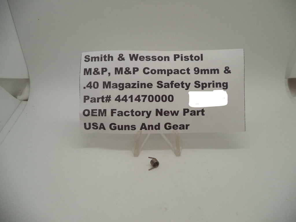 Smith & Wesson M&P 9/40 Magazine Safety Spring | OEM 441470000