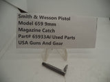 65933AB Smith & Wesson Pistol Model 659 Magazine Catch 9MM Used Part
