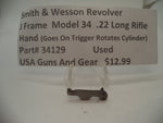 34129 Smith & Wesson J Frame Model 34 Used Hand .22 Long Rifle
