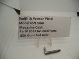 65933AB Smith & Wesson Pistol Model 659 Magazine Catch 9MM Used Part