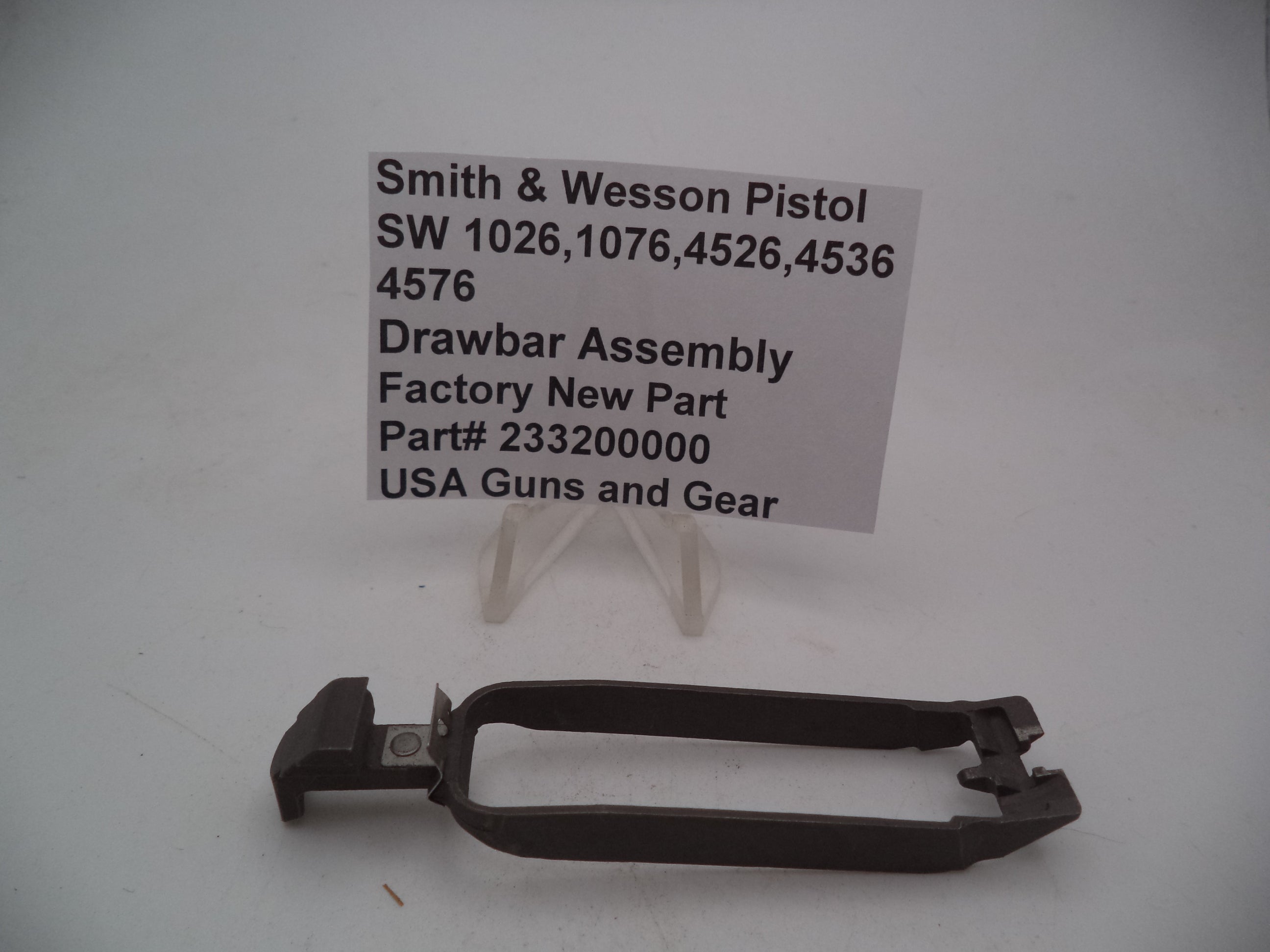 S&W Drawbar Assembly 233200000 - Model 1026 1076 4526 4536 4576