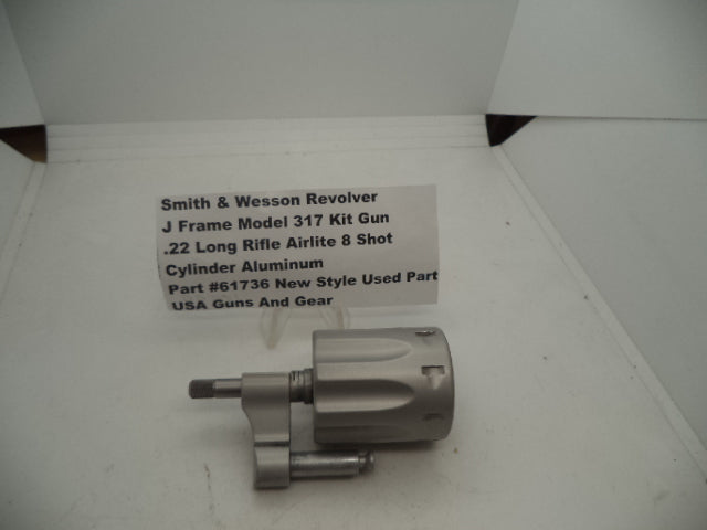 61736 S&W J Frame Model 317 Kit Gun Airlite Cylinder .22 Long Rifle