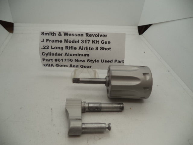 61736 S&W J Frame Model 317 Kit Gun Airlite Cylinder .22 Long Rifle
