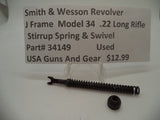 34149 Smith & Wesson J Frame Model 34 Used Stirrup Spring & Swivel .22 Long Rifle