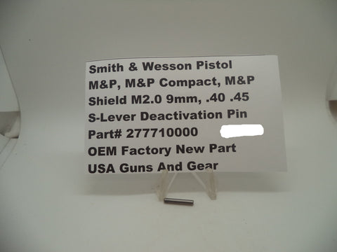 277710000 Smith & Wesson Pistol M&P S-Lever Deactivation Pin OEM Factory New Part