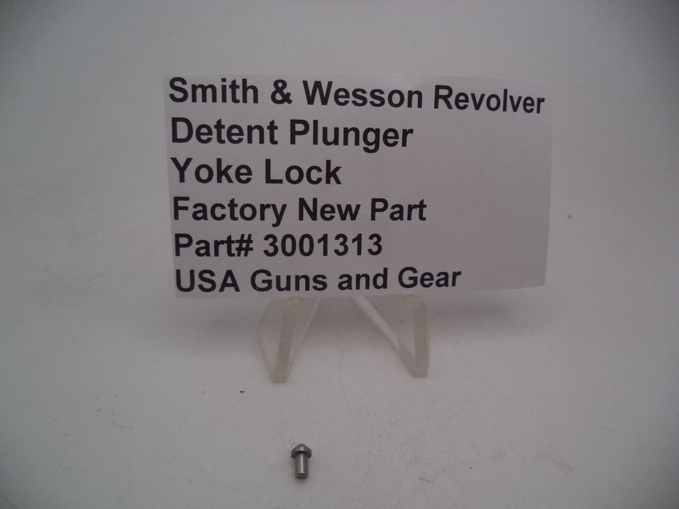 Smith & Wesson Revolver Detent Plunger Yoke Lock Factory New Part 3001313