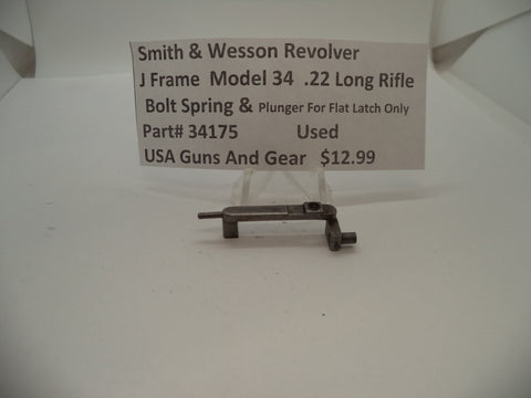 34175 Smith & Wesson J Frame Model 34 Bolt Spring & Plunger .22 Long Rifle