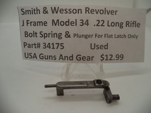 34175 Smith & Wesson J Frame Model 34 Bolt Spring & Plunger .22 Long Rifle