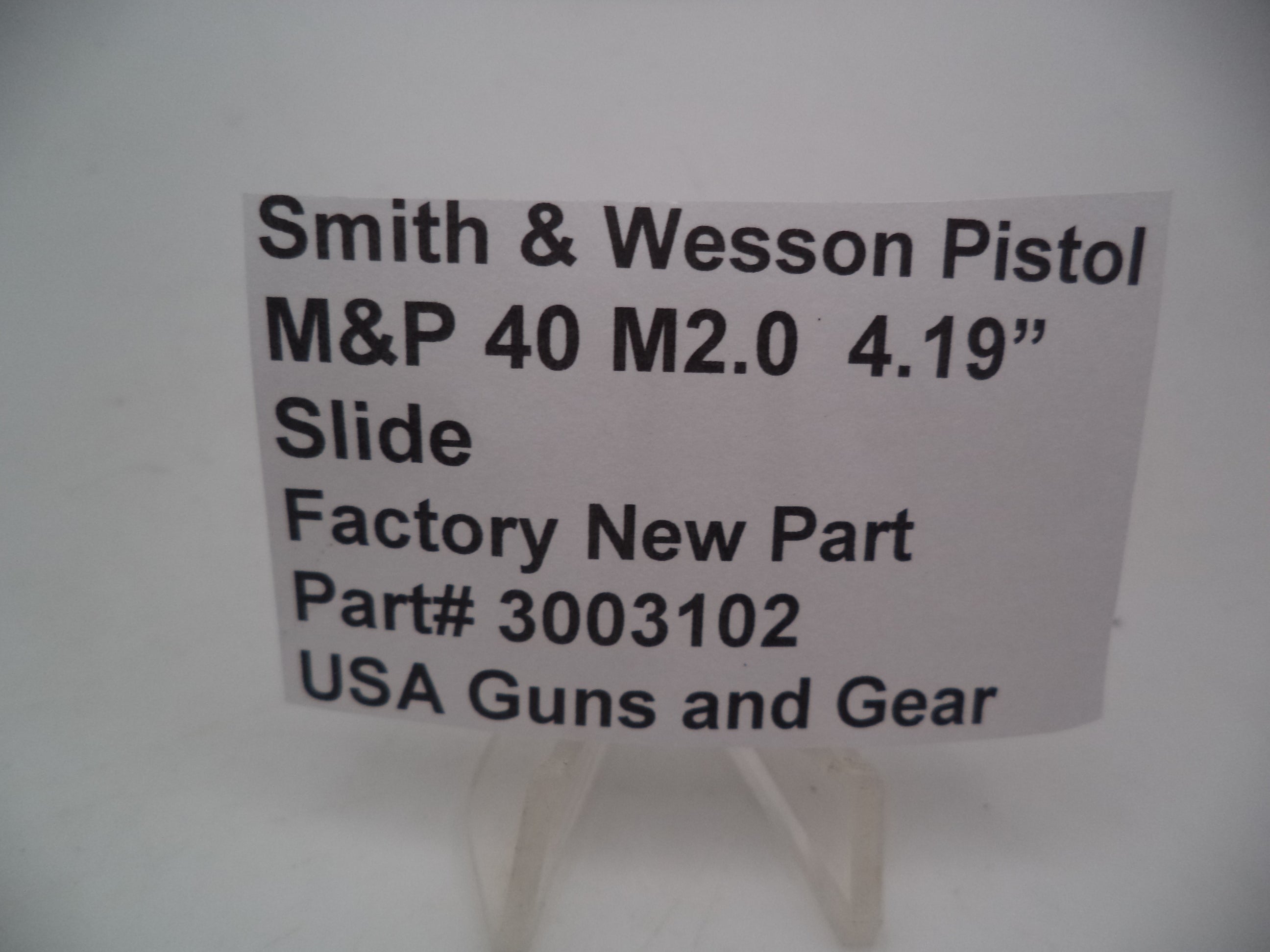 Smith & Wesson M&P 40 M2.0 Slide 4.19" Full Size Factory OEM 3003102