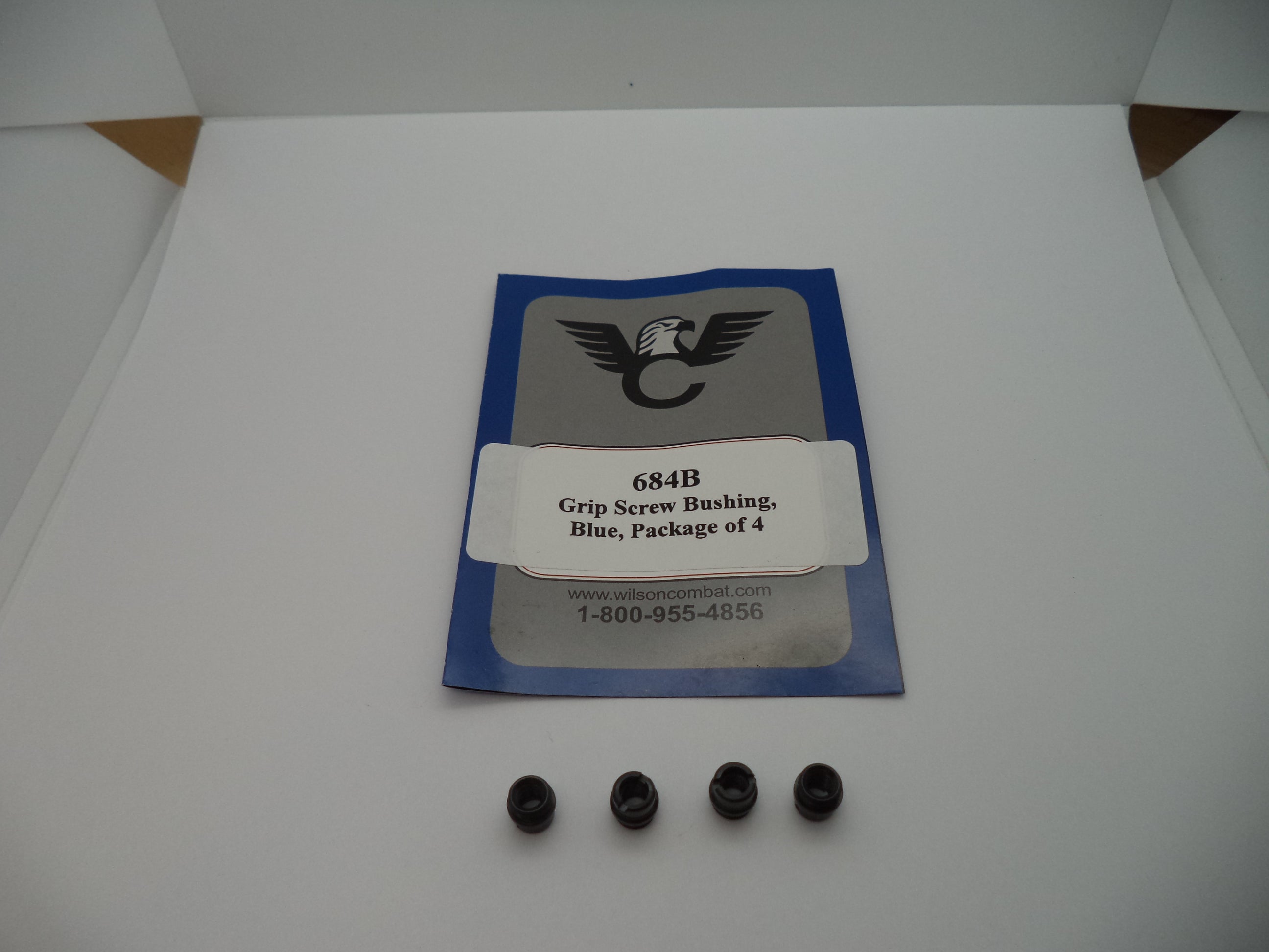 Wilson Combat 1911 Grip Screw Bushing Blue New Part #684B