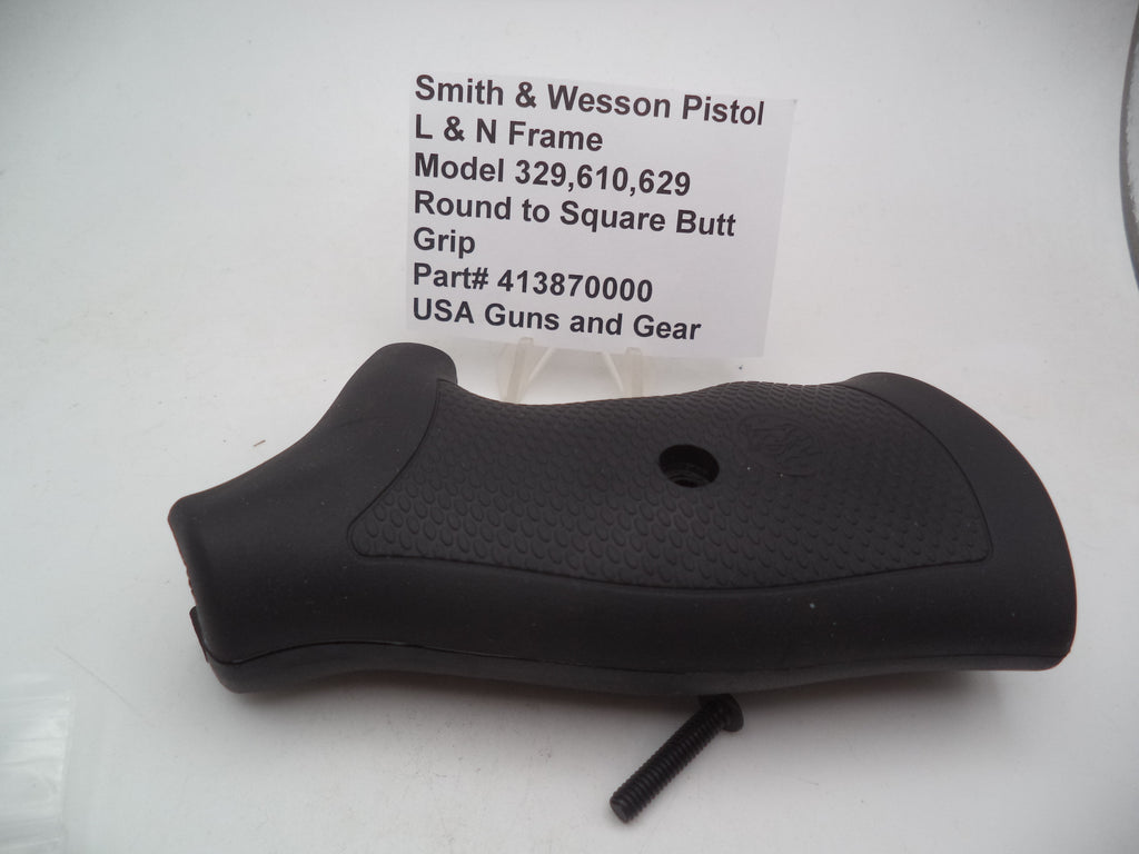 Smith & Wesson N Frame Rubber Conversion Grips Round to Square Butt All Models - 413870000
