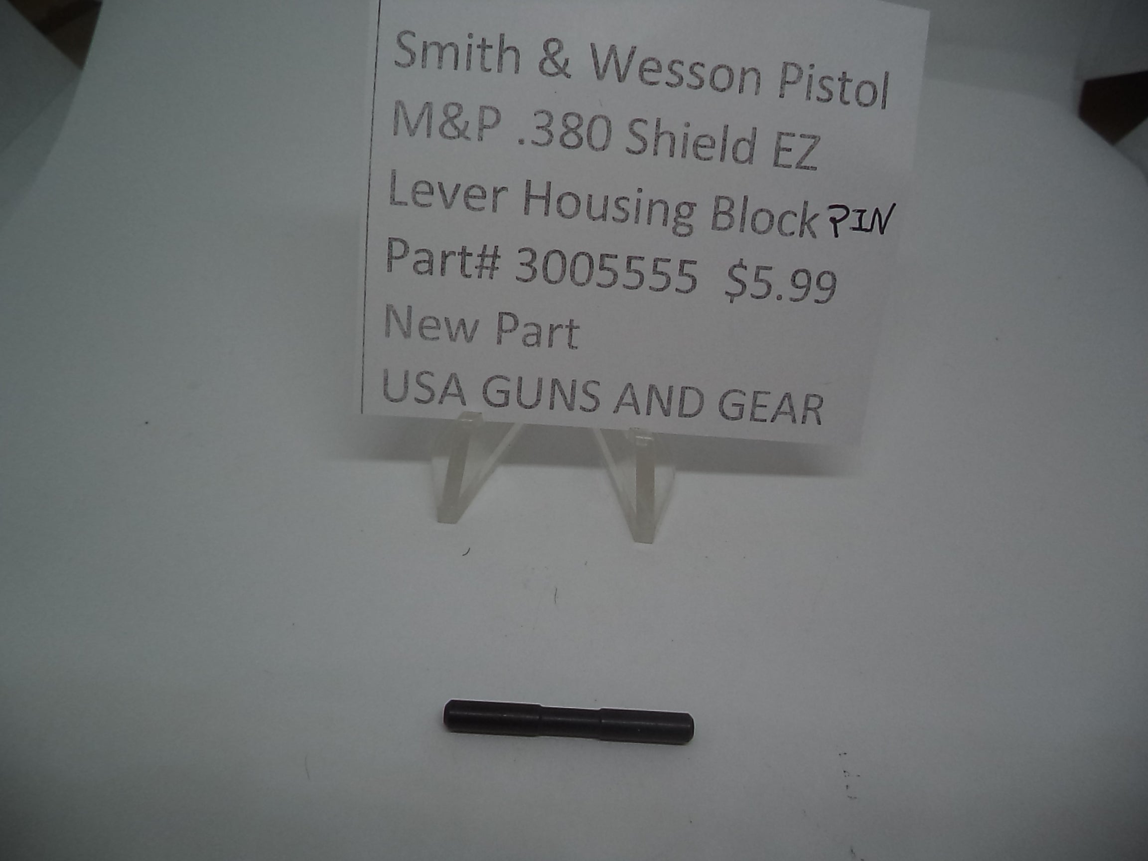 M&P 380 Shield EZ Sear Lever Housing Block Pin | S&W 3005555