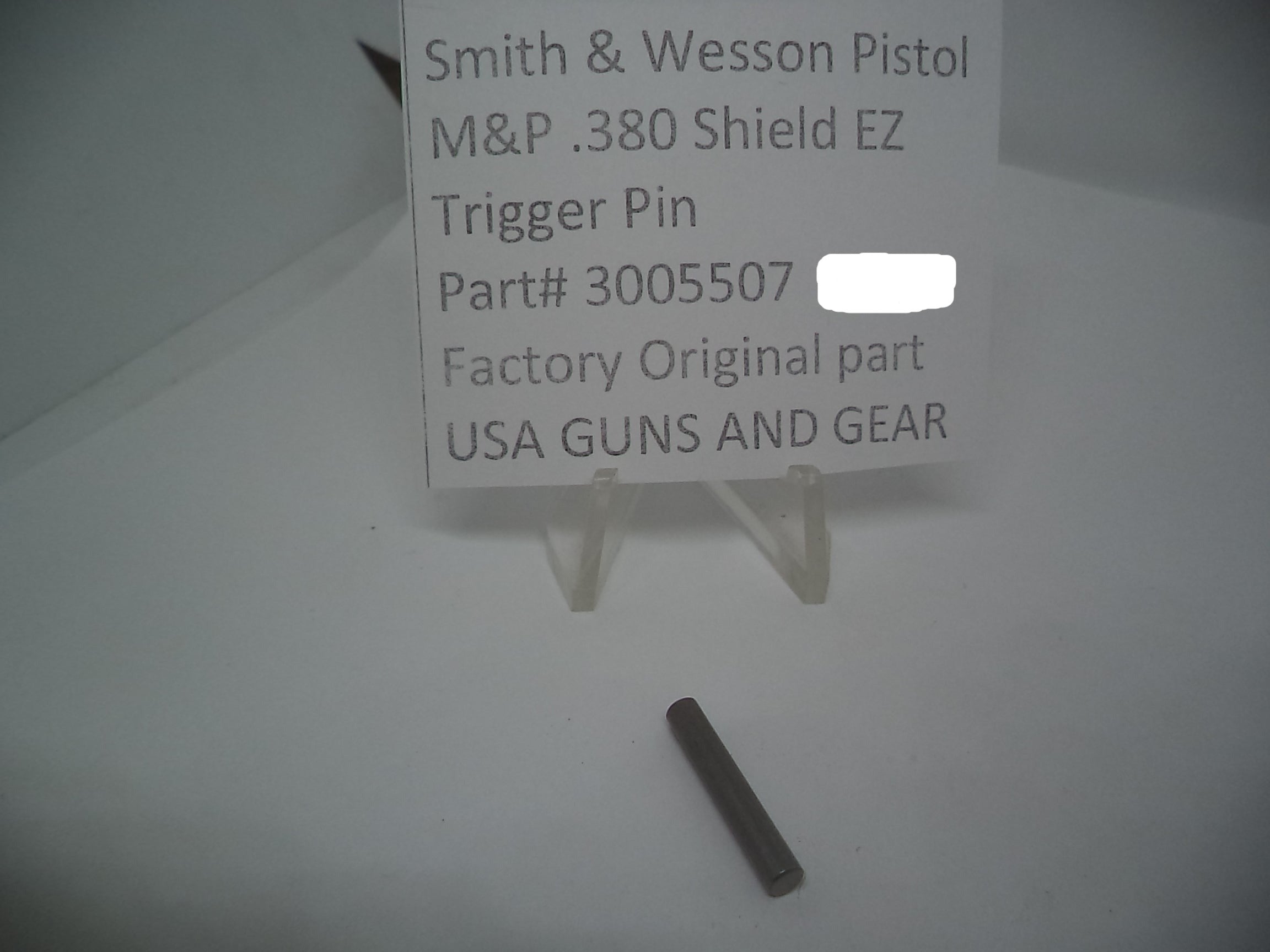 Smith & Wesson Pistol M&P 380 Shield EZ Trigger Pin 3005507