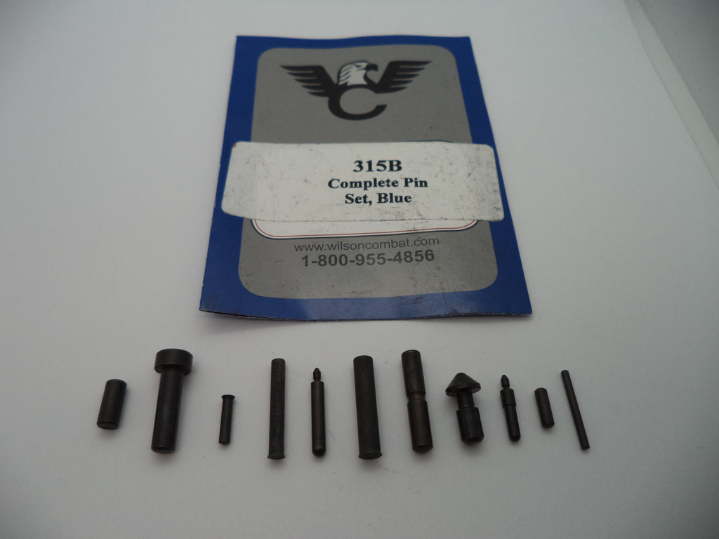 Wilson Combat 1911 Complete Pin Set, Blue New Part #315B