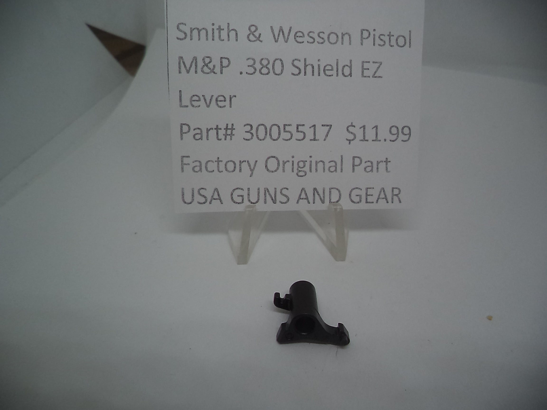 Smith & Wesson M&P 380 Shield EZ Sear Lever 3005517