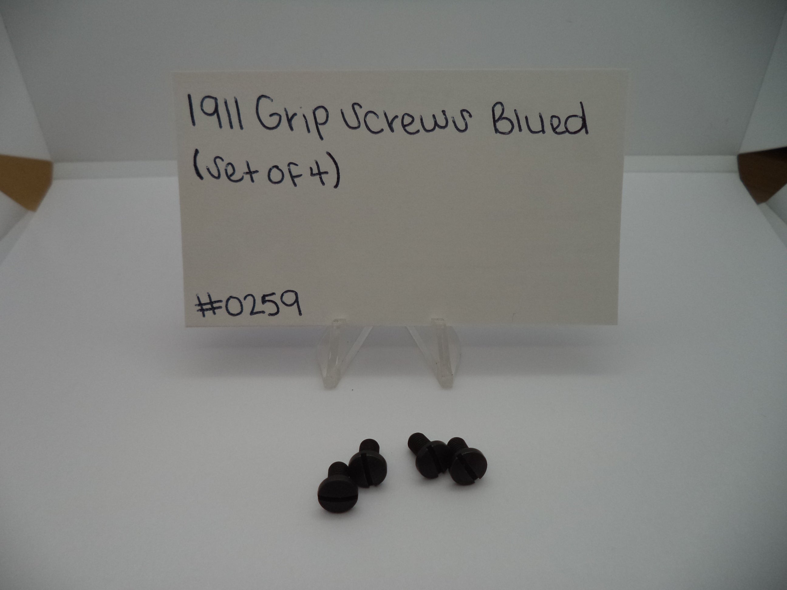 1911 Grip Screws Blued - Set of 4 - Part #0259