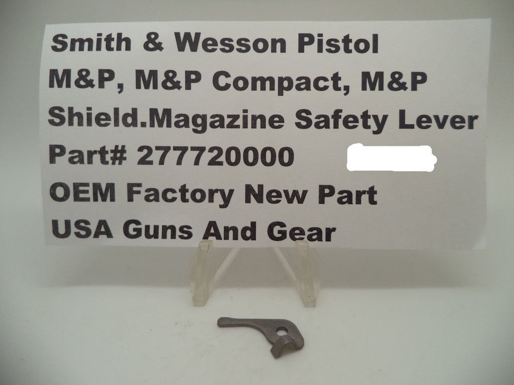 Smith & Wesson M&P Magazine Safety Lever - 9mm/.40/.45 Shield & Compact - Factory OEM 277720000