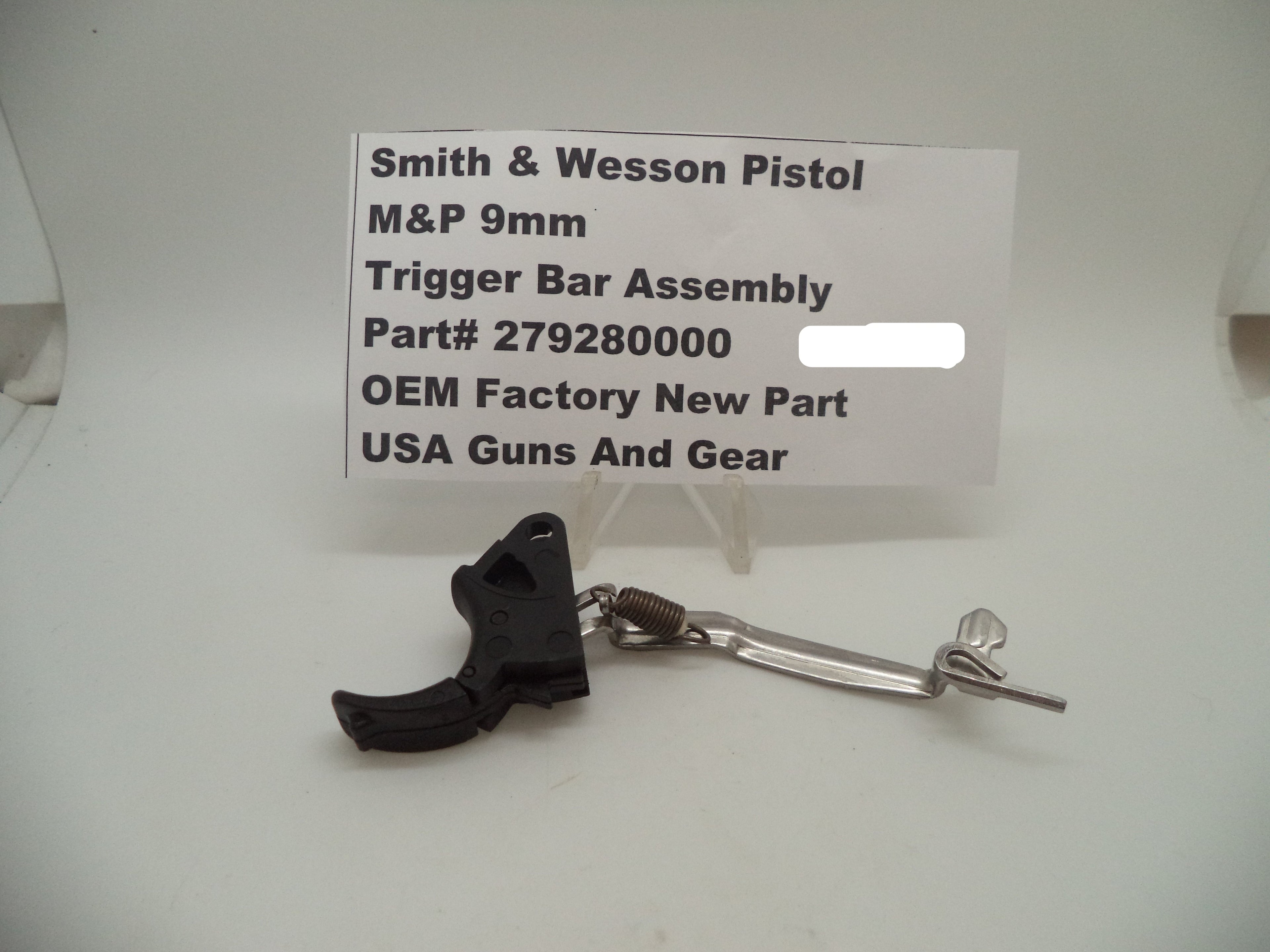 Smith & Wesson M&P9 Trigger Bar Assembly - Full Size & Compact - Factory OEM