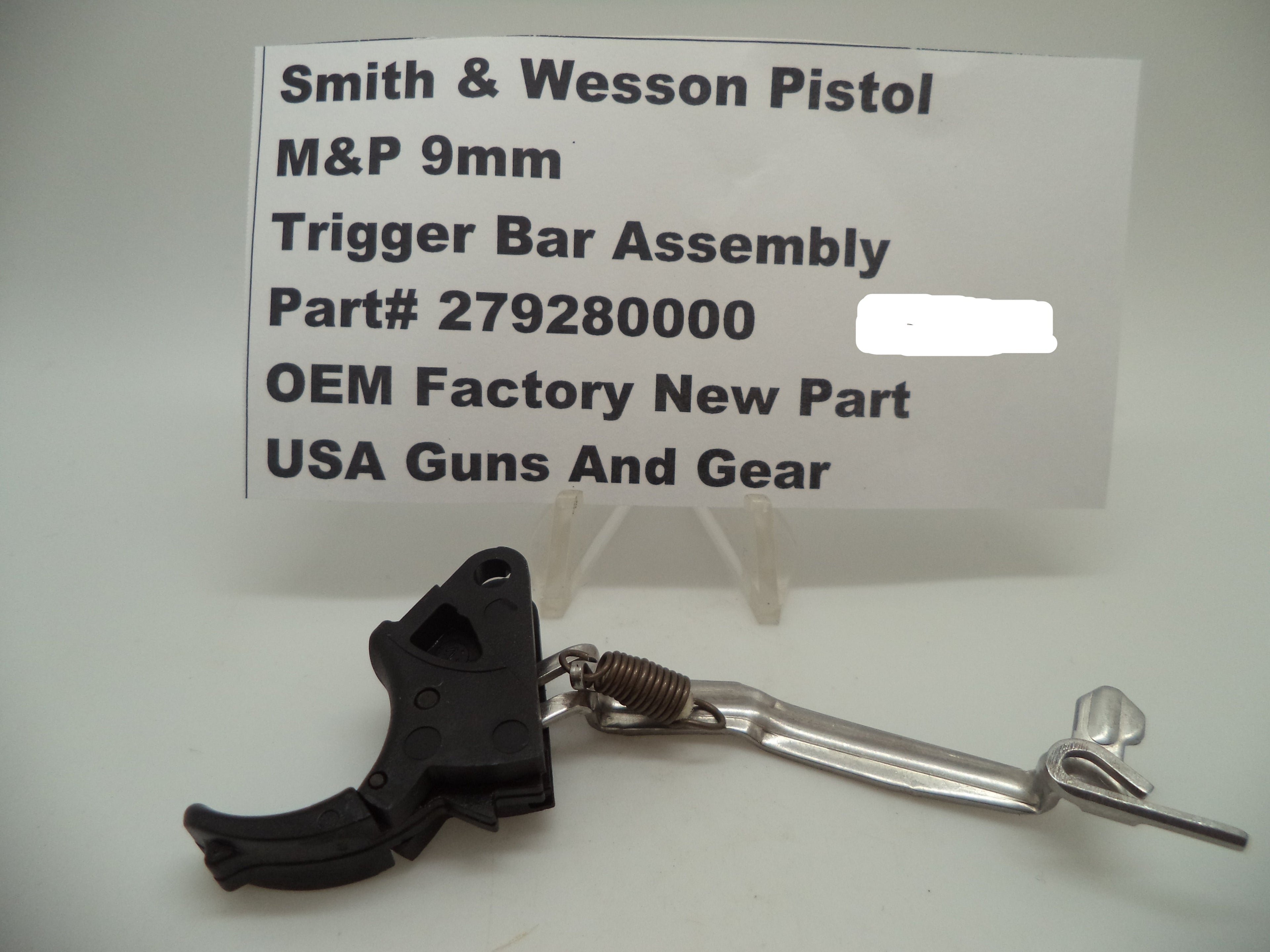Smith & Wesson M&P9 Trigger Bar Assembly - Full Size & Compact - Factory OEM