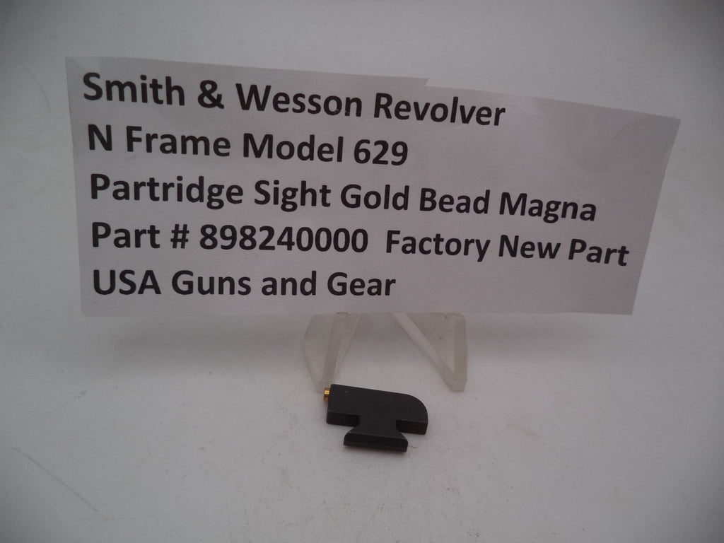 Smith & Wesson N Frame Model 629 Partridge Front Sight - Gold Bead - Magna Height .247" - 898240000