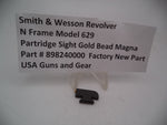 898240000 SW Revolver N Frame Model 629 Partridge Sight Gold Bead Magna