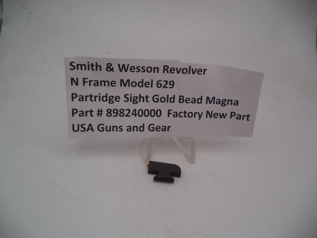 Smith & Wesson N Frame Model 629 Partridge Front Sight - Gold Bead - Magna Height .247" - 898240000