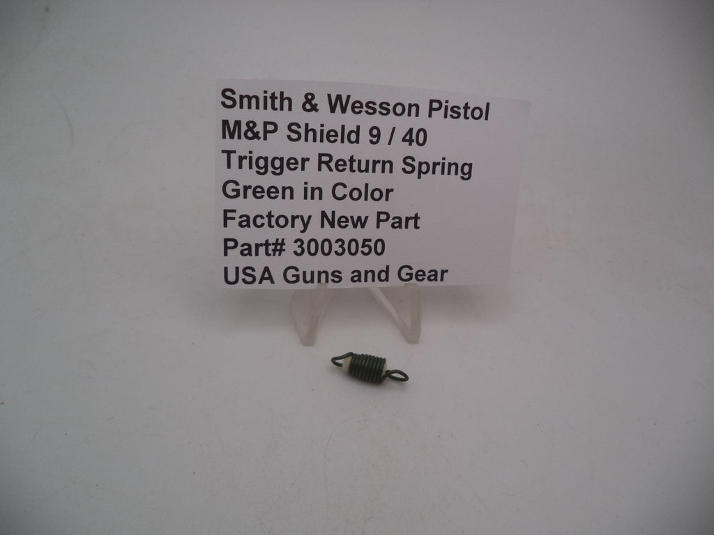 Smith & Wesson M&P Shield Trigger Return Spring - 9mm/.40 Green - Factory OEM 3003050