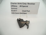 7 Charter Arms  Revolver Off Duty Hammer Assembly Blue Steel Used .38 Special