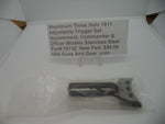 Aluminum Three Hole 1911 Adjustable Trigger Set New Part #1911Z
