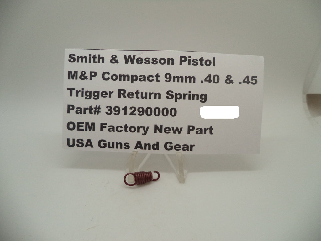 S&W M&P 9/40/45 Compact Trigger Return Spring | OEM 391290000