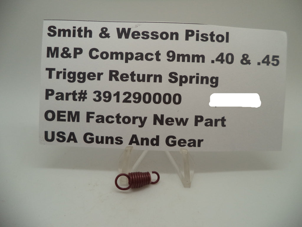 S&W M&P 9/40/45 Compact Trigger Return Spring | OEM 391290000