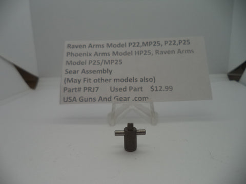 Raven Arms Model P22, MP25, P22, P25  Sear Assembly Used Part #PRJ7