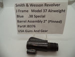 JB376 Smith & Wesson J Frame Model 37 Airweight Used 2" Barrel .38 Special