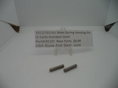 1911/1911A1 Main Spring Housing Pin Stainless Steel New Part #1911Z1