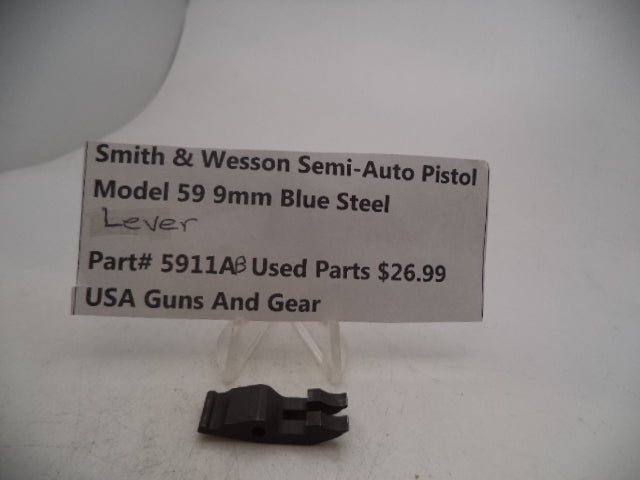 5911AB Smith & Wesson Model 59 Lever Used Blue Steel 9MM