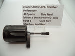 3 Charter Arms Undercover Revolver Cylinder for 2" Barrel Blue Used .38 Special