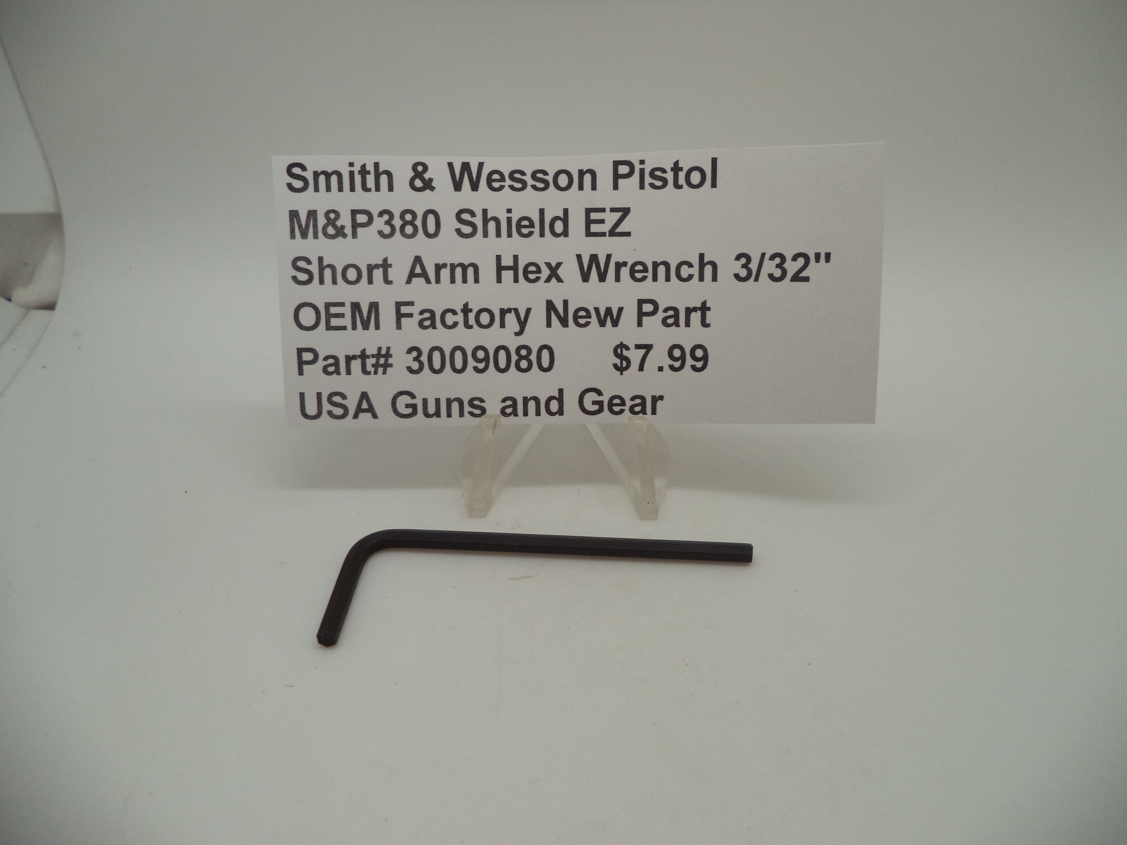 M&P 380 Shield EZ Hex Wrench 3/32" | Smith & Wesson 3009080