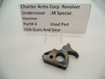 4 Charter Arms Revolver Undercover Hammer Assembly Blue Steel Used .38 Special