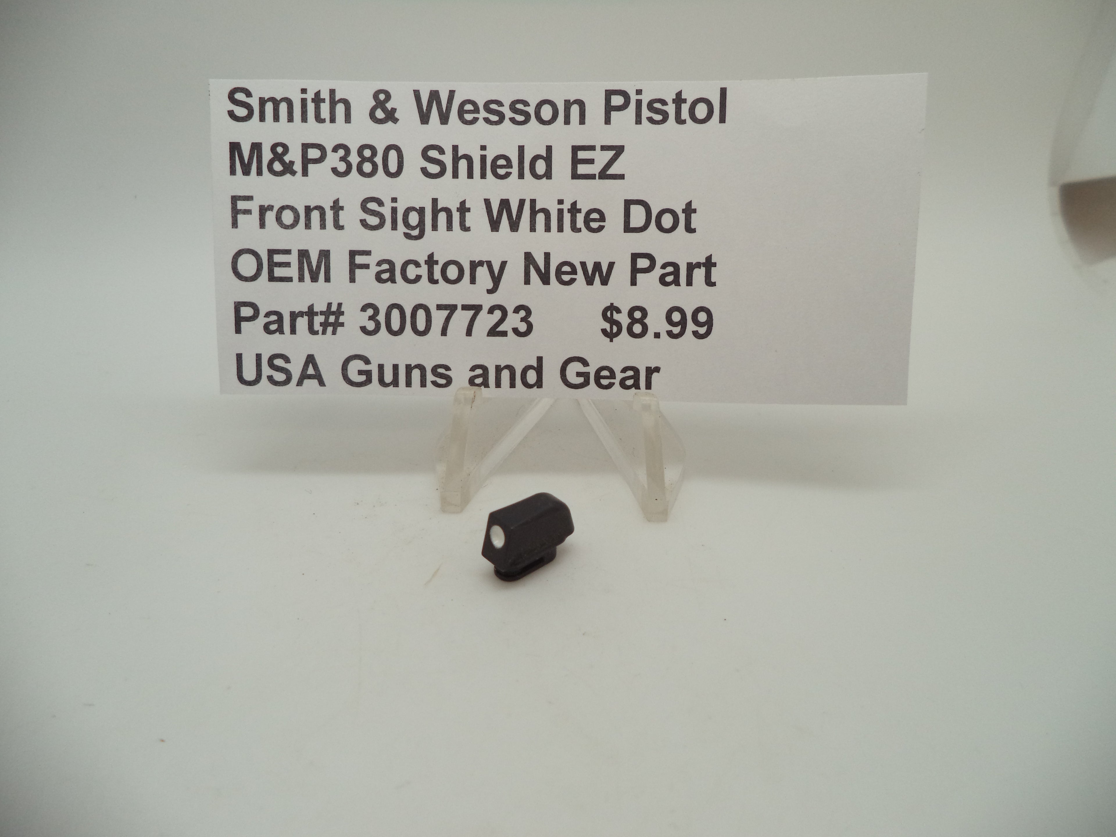 S&W Pistol M&P 380 Shield EZ Front Sight White Dot 3007723