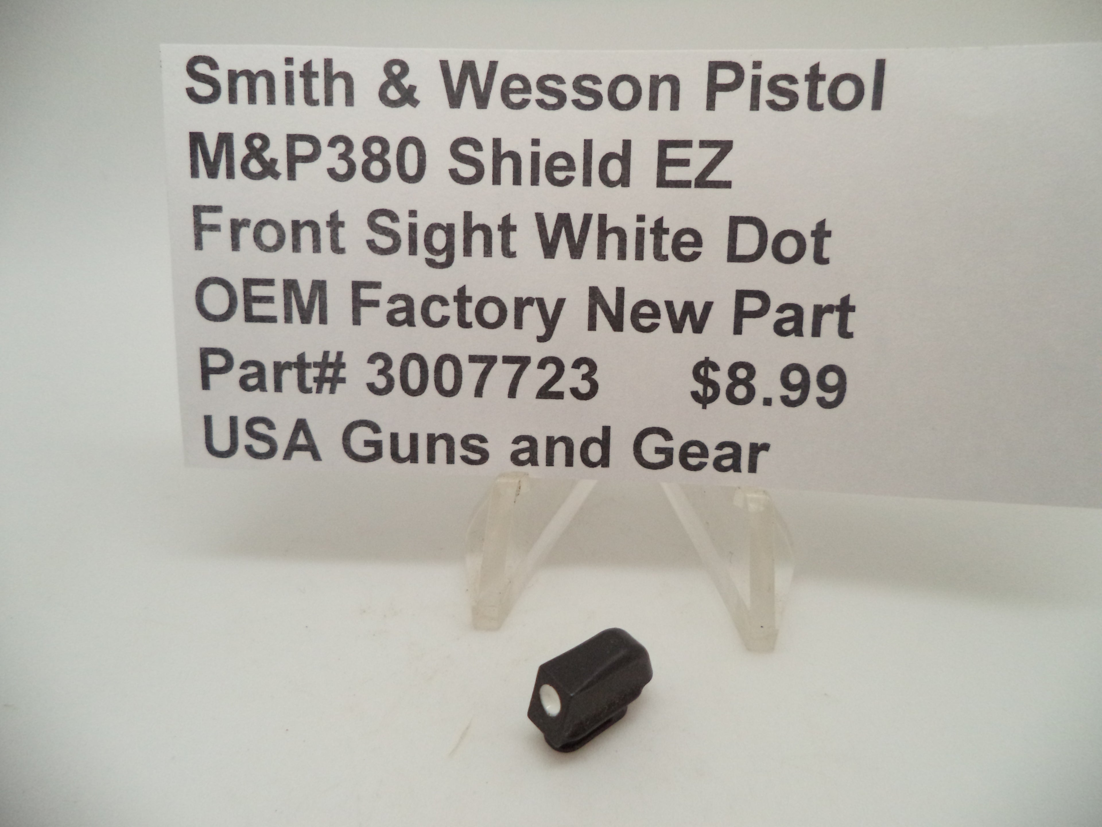 S&W Pistol M&P 380 Shield EZ Front Sight White Dot 3007723