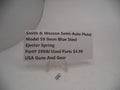 599AB Smith & Wesson Model 59 Ejector Spring Used Blue Steel 9MM