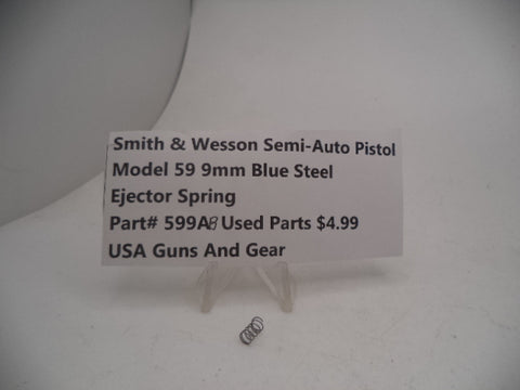 599AB Smith & Wesson Model 59 Ejector Spring Used Blue Steel 9MM