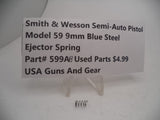 599AB Smith & Wesson Model 59 Ejector Spring Used Blue Steel 9MM