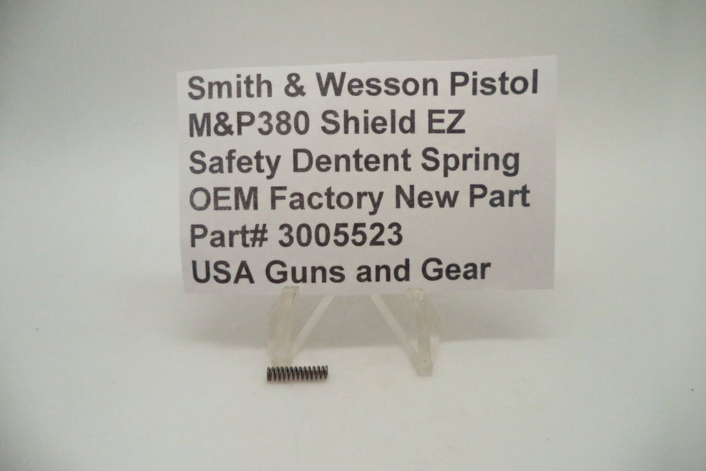Smith & Wesson M&P 380 Shield EZ Safety Detent Spring | OEM 3005523