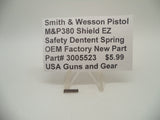 3005523 Smith & Wesson Pistol M&P 380 Shield EZ Safety Detent Spring New Part