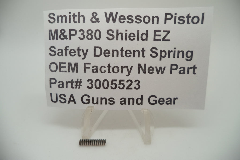 Smith & Wesson M&P 380 Shield EZ Safety Detent Spring | OEM 3005523
