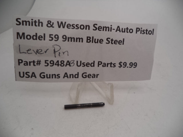 5948AB Smith & Wesson Model 59 9MM Lever Pin Blue Steel Used